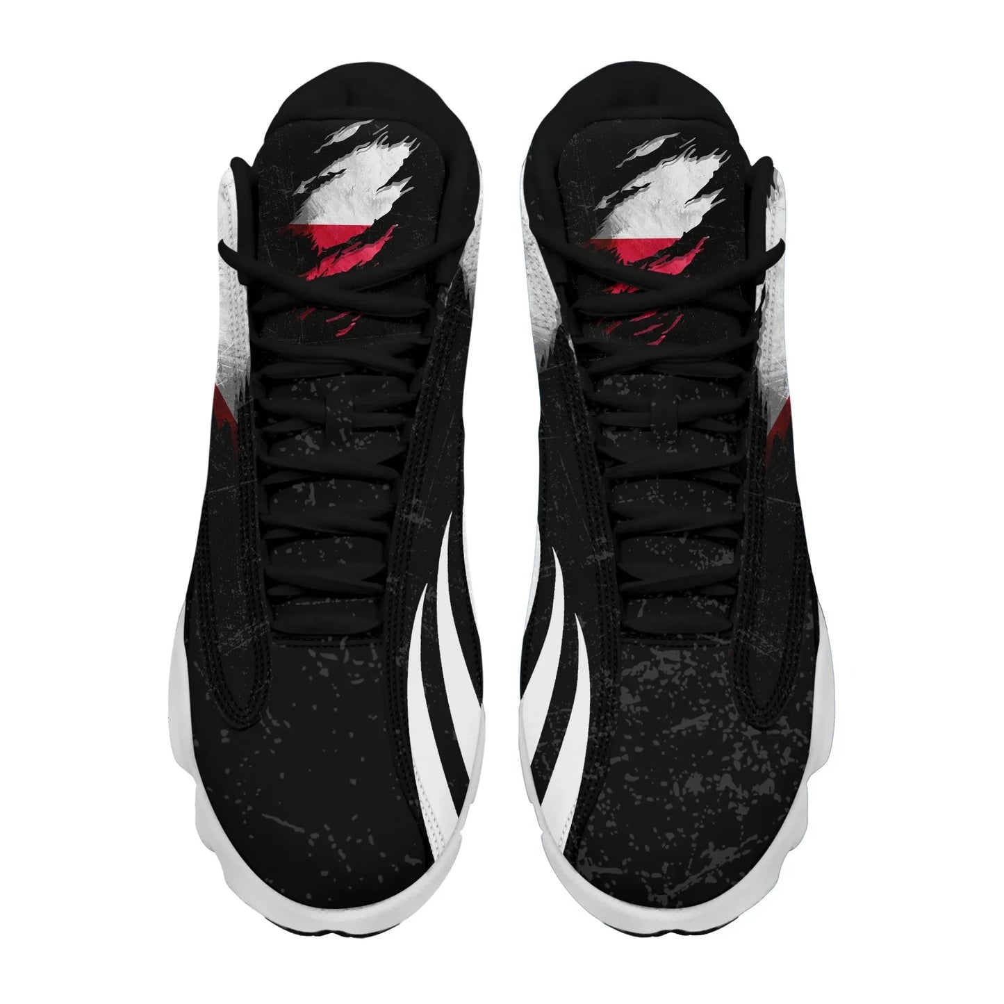 Poland In Me High Top Sneakers Shoes Special Grunge Style