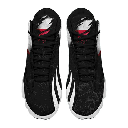 Poland In Me High Top Sneakers Shoes Special Grunge Style