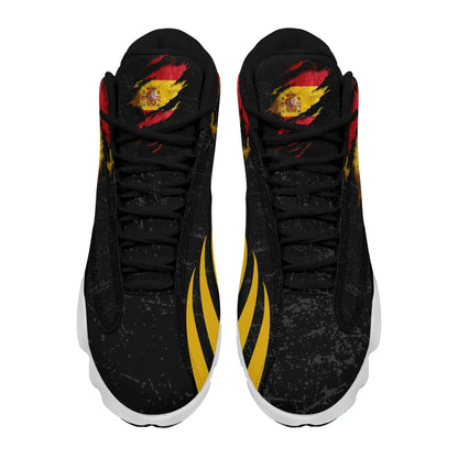 Spain In Me High Top Sneakers Shoes Special Grunge Style