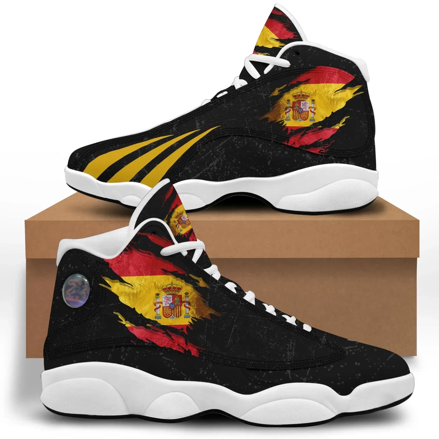 Spain In Me High Top Sneakers Shoes Special Grunge Style