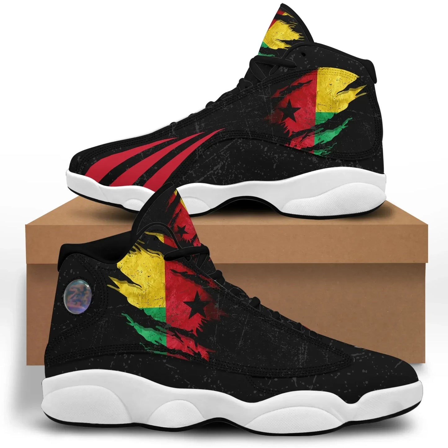 Guinea Bissau In Me High Top Sneakers Special Grunge Style