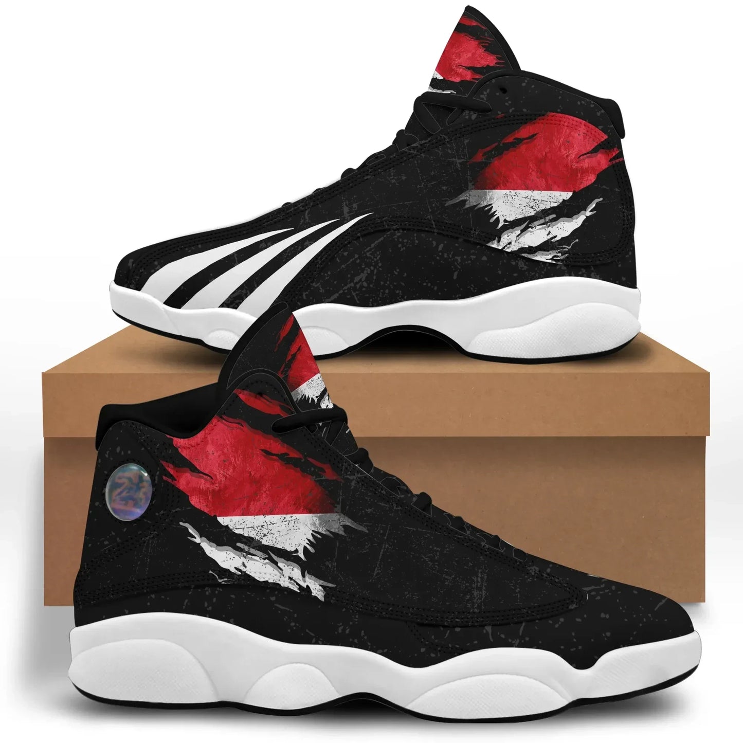 Monaco In Me High Top Sneakers Shoes Special Grunge Style