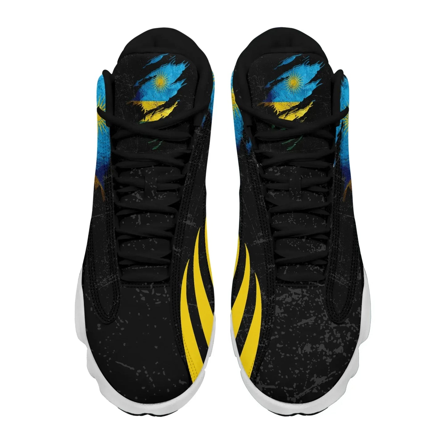 Rwanda In Me High Top Sneakers Special Grunge Style