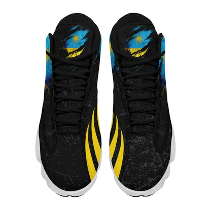 Rwanda In Me High Top Sneakers Special Grunge Style