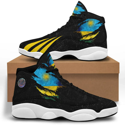Rwanda In Me High Top Sneakers Special Grunge Style
