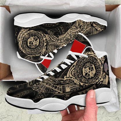 Tonga Tattoo High Top Sneakers Shoes