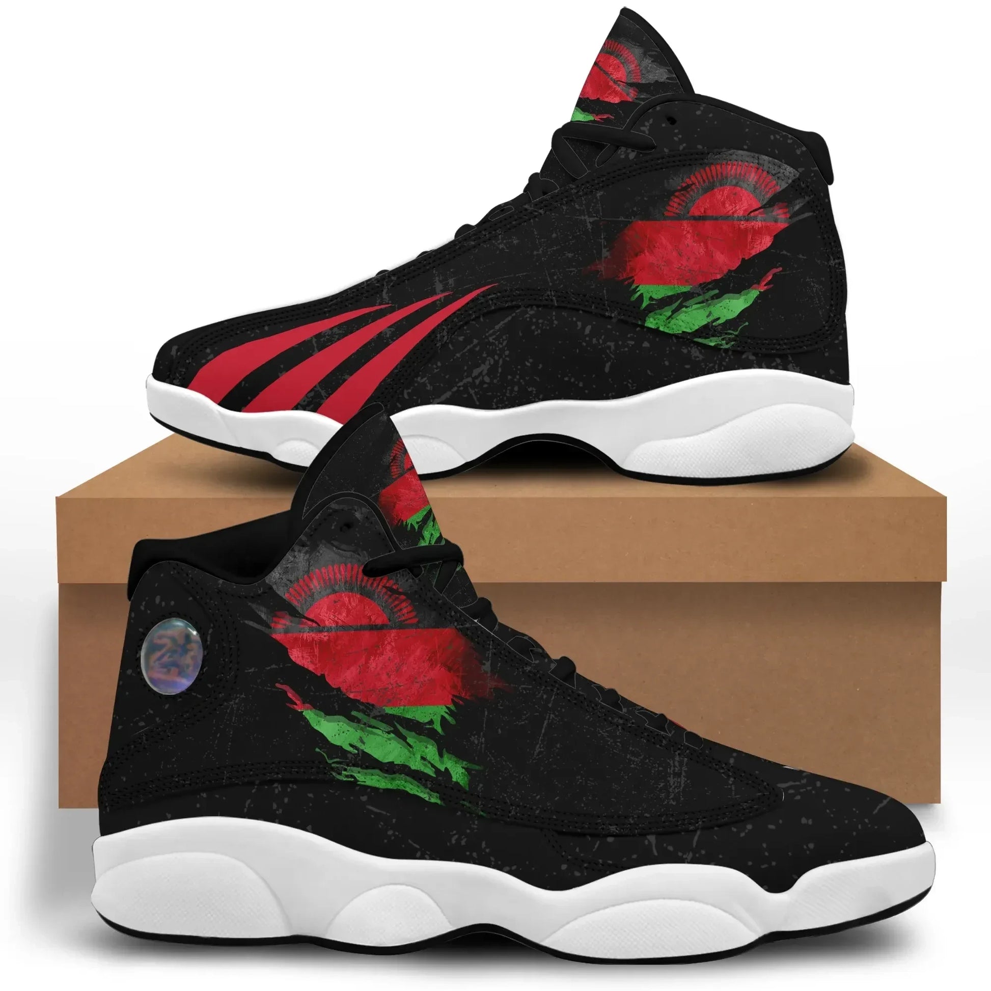 Malawi In Me High Top Sneakers Special Grunge Style