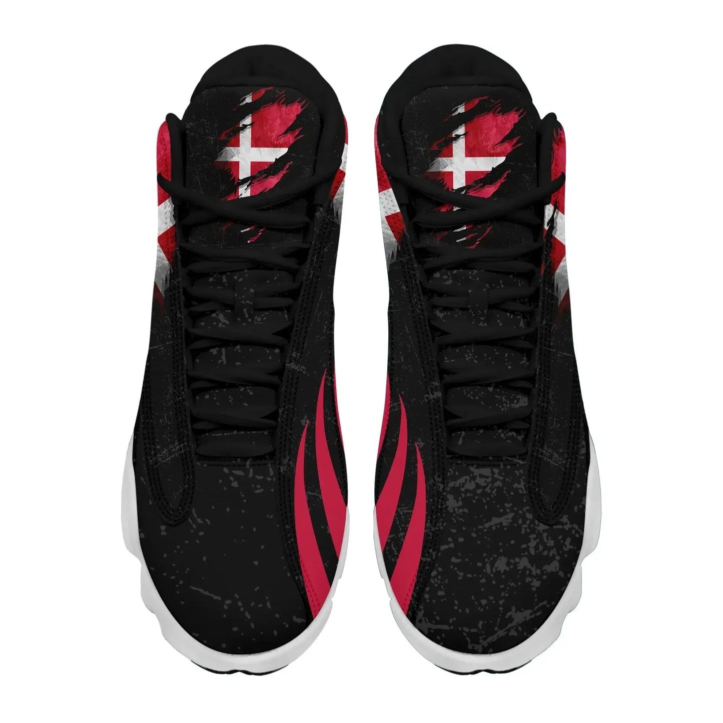 Denmark In Me High Top Sneakers Shoes Special Grunge Style