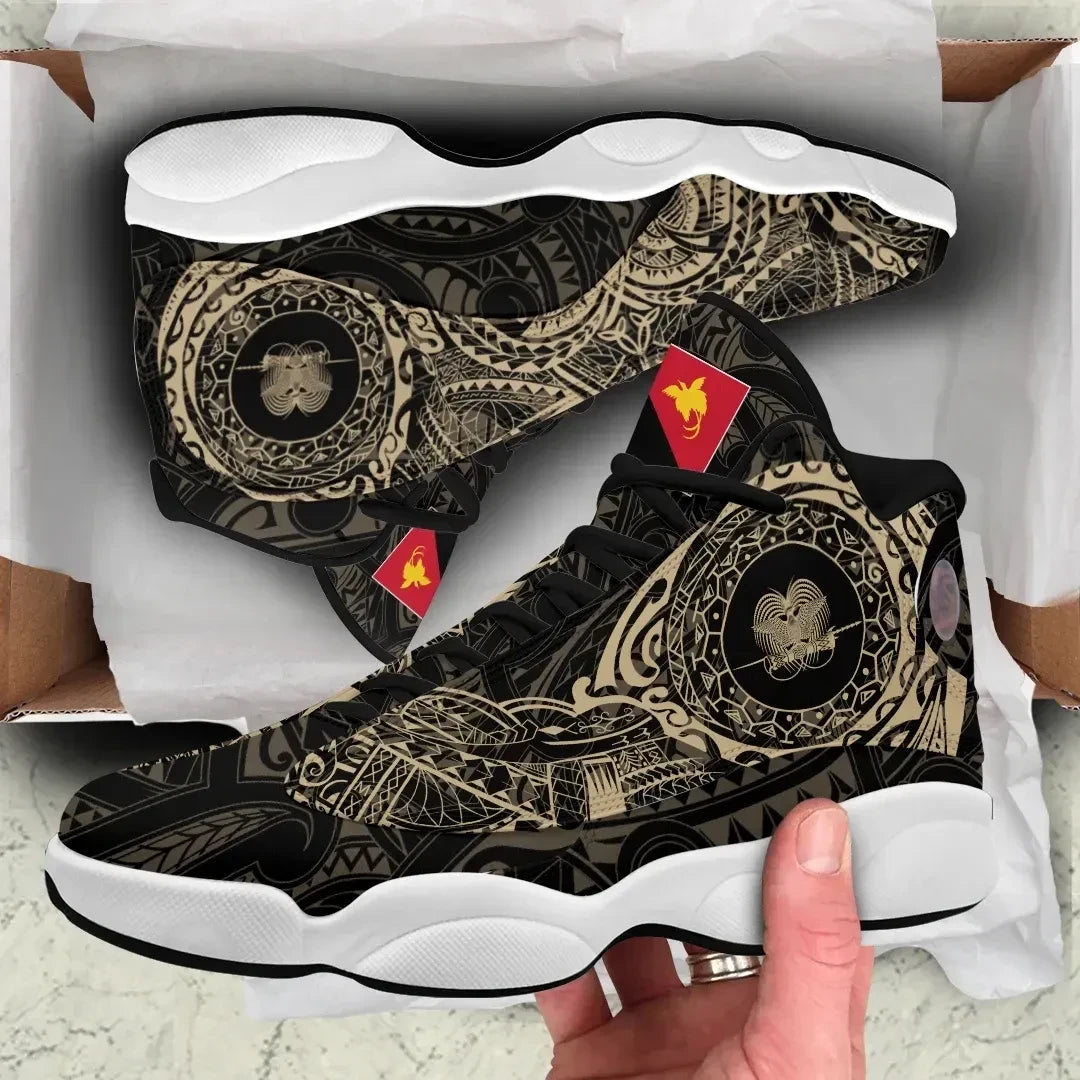 Papua New Guinea Tattoo High Top Sneakers Shoes