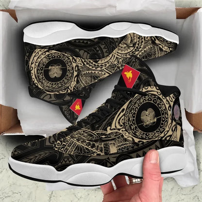 Papua New Guinea Tattoo High Top Sneakers Shoes