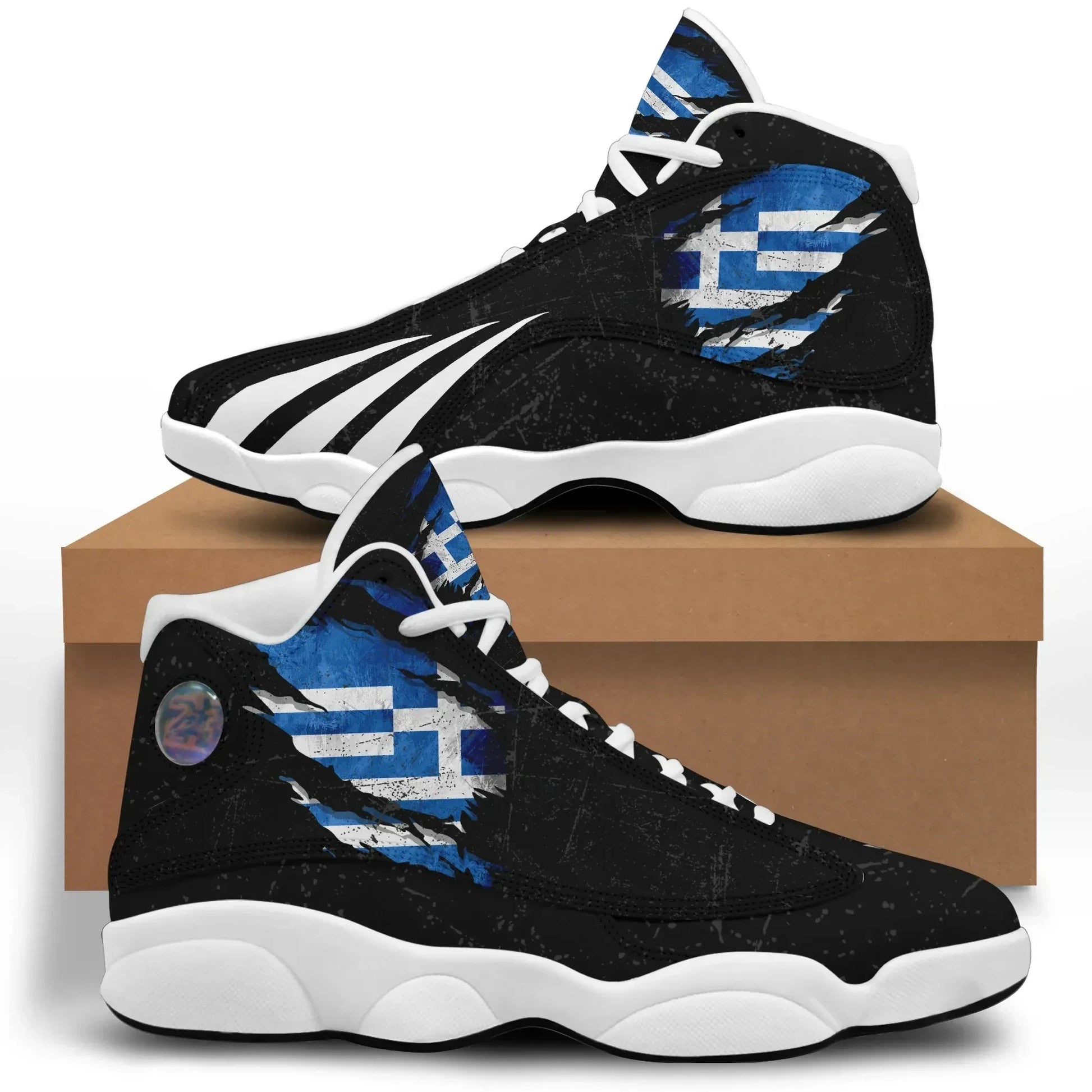 Greece In Me High Top Sneakers Shoes Special Grunge Style
