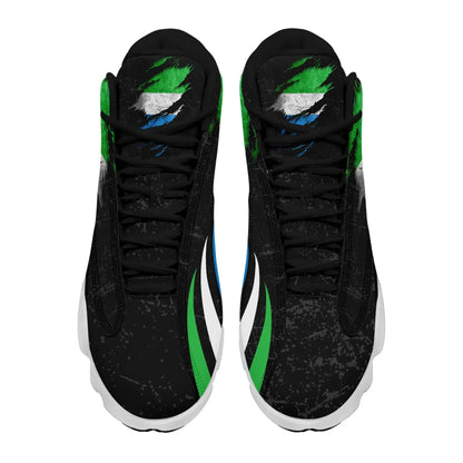 Sierra Leone In Me High Top Sneakers Special Grunge Style