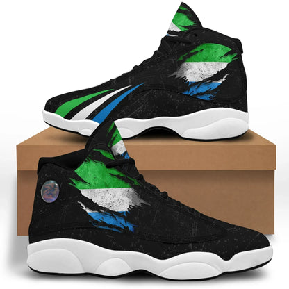 Sierra Leone In Me High Top Sneakers Special Grunge Style