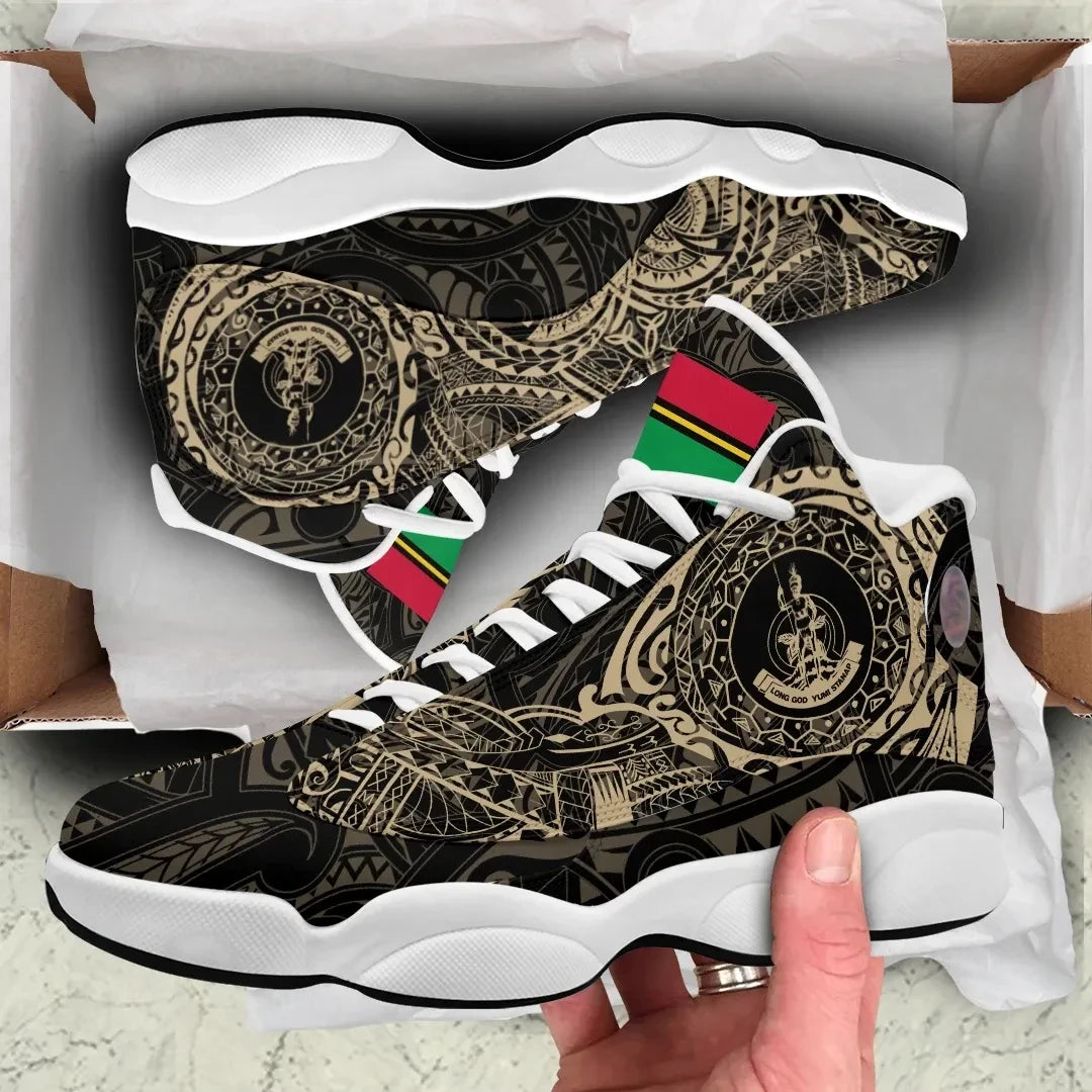 Vanuatu Tattoo High Top Sneakers Shoes