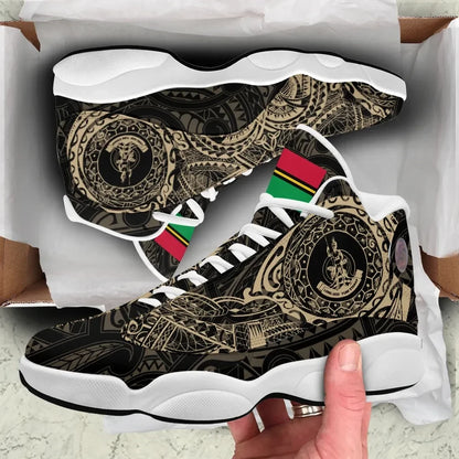 Vanuatu Tattoo High Top Sneakers Shoes