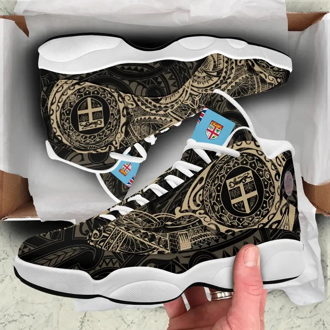 Fiji Tattoo High Top Sneakers Shoes
