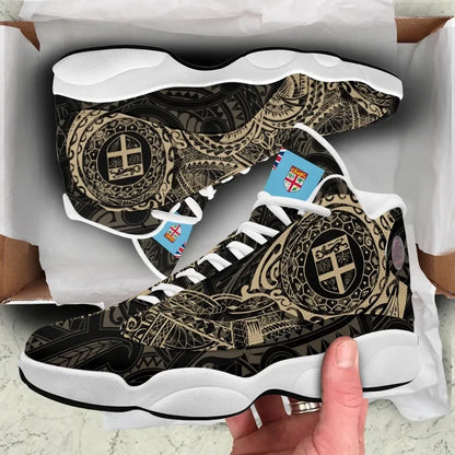 Fiji Tattoo High Top Sneakers Shoes