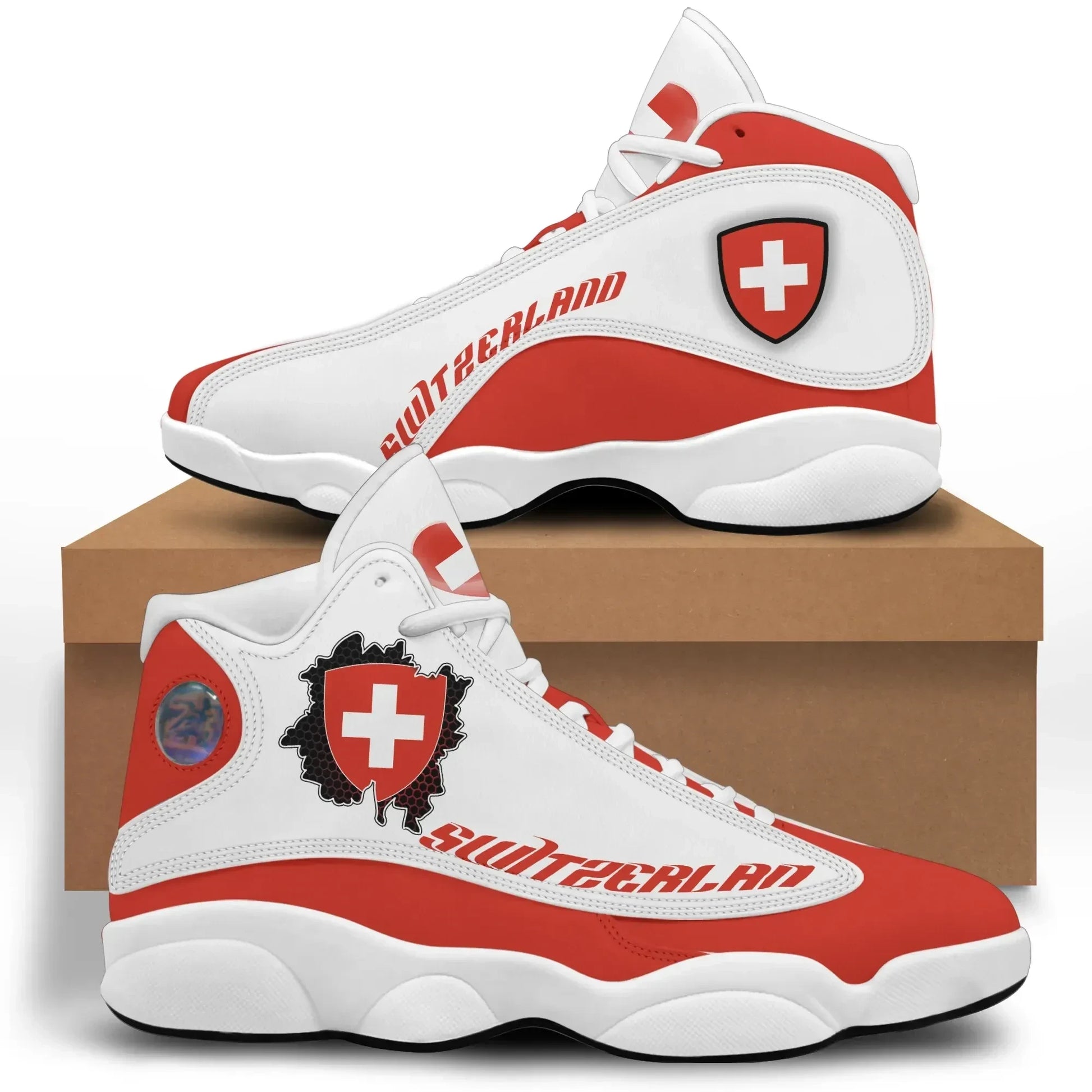 Switzerland High Top Sneakers Shoes