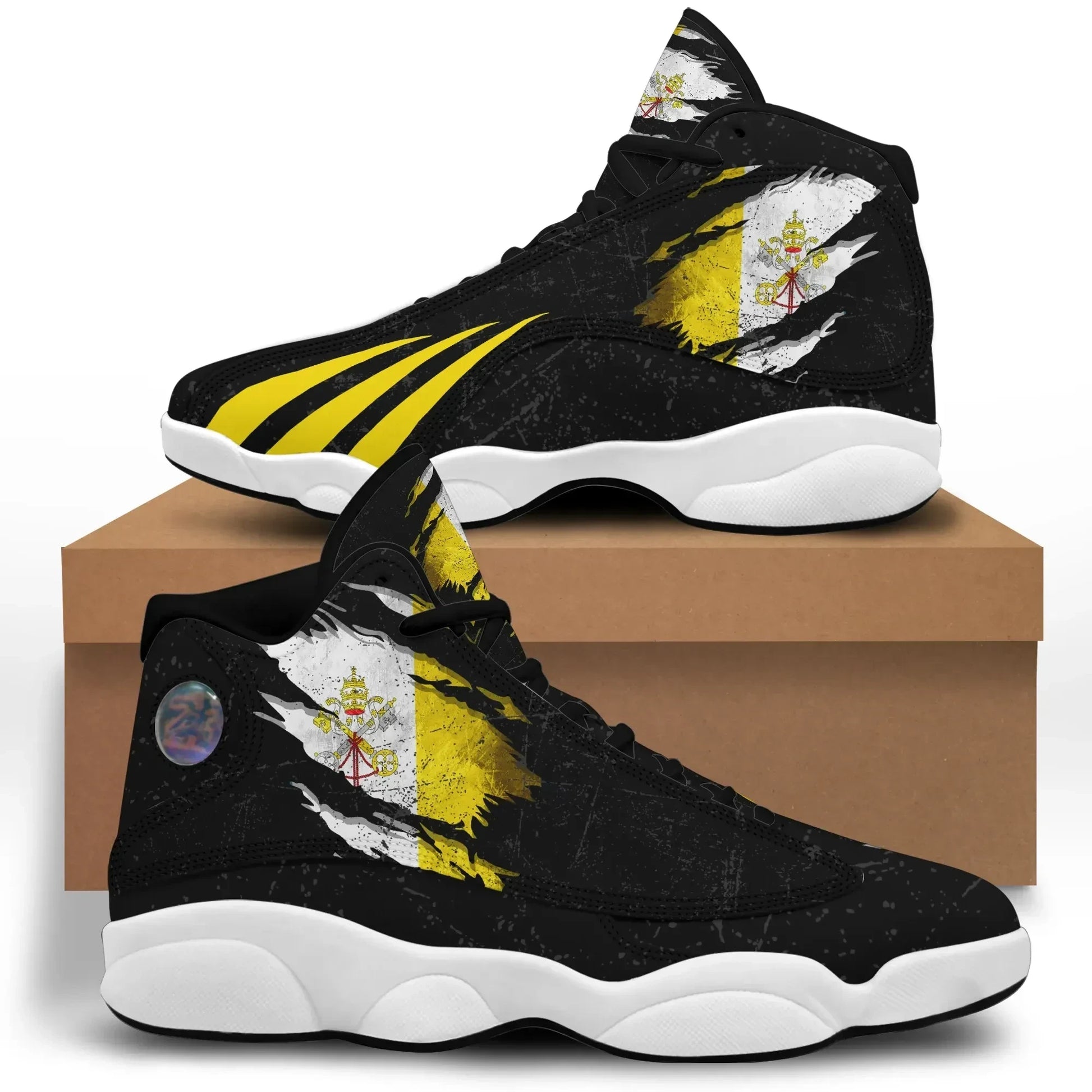 Vatican City In Me High Top Sneakers Shoes Special Grunge Style