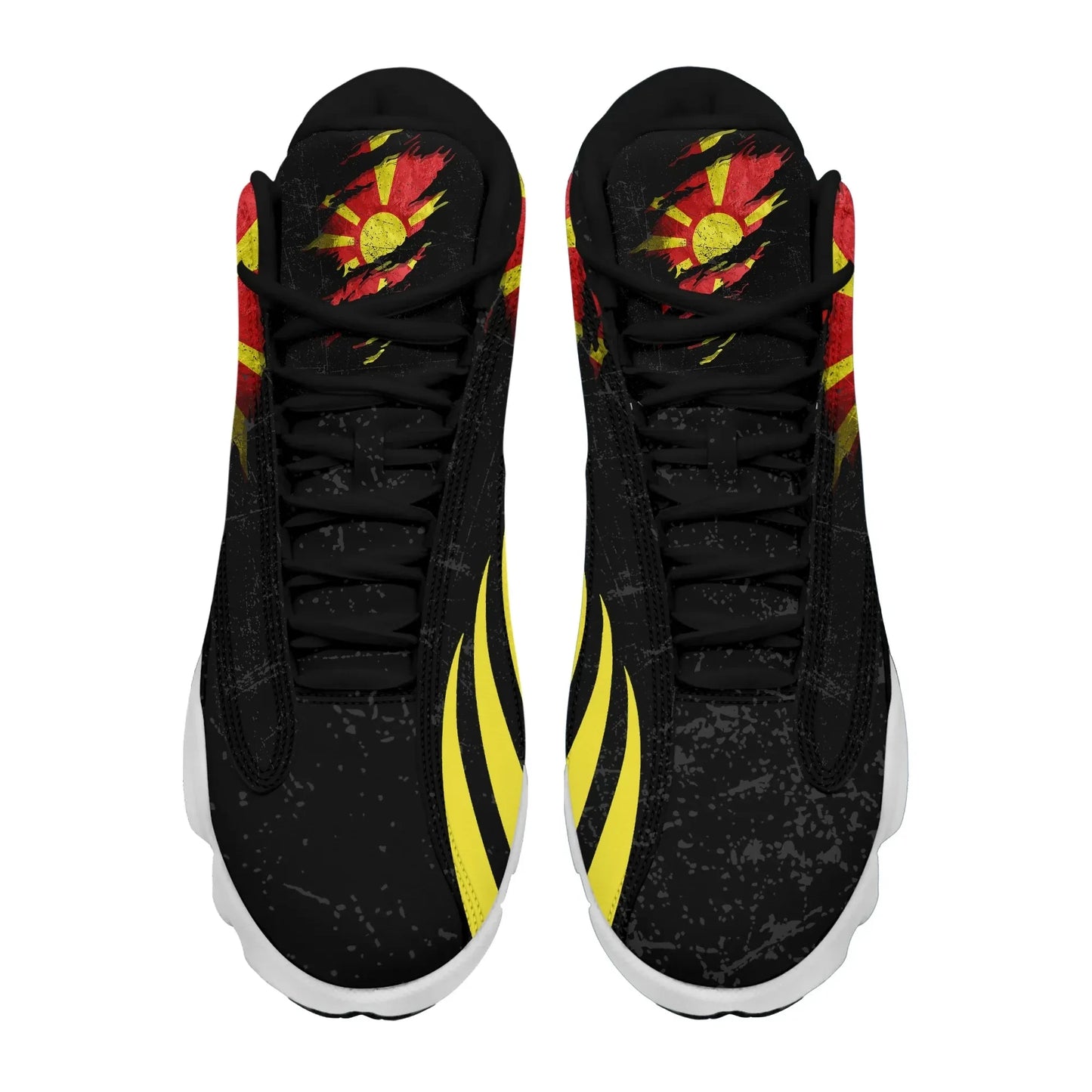 North Macedonia In Me High Top Sneakers Shoes Special Grunge Style