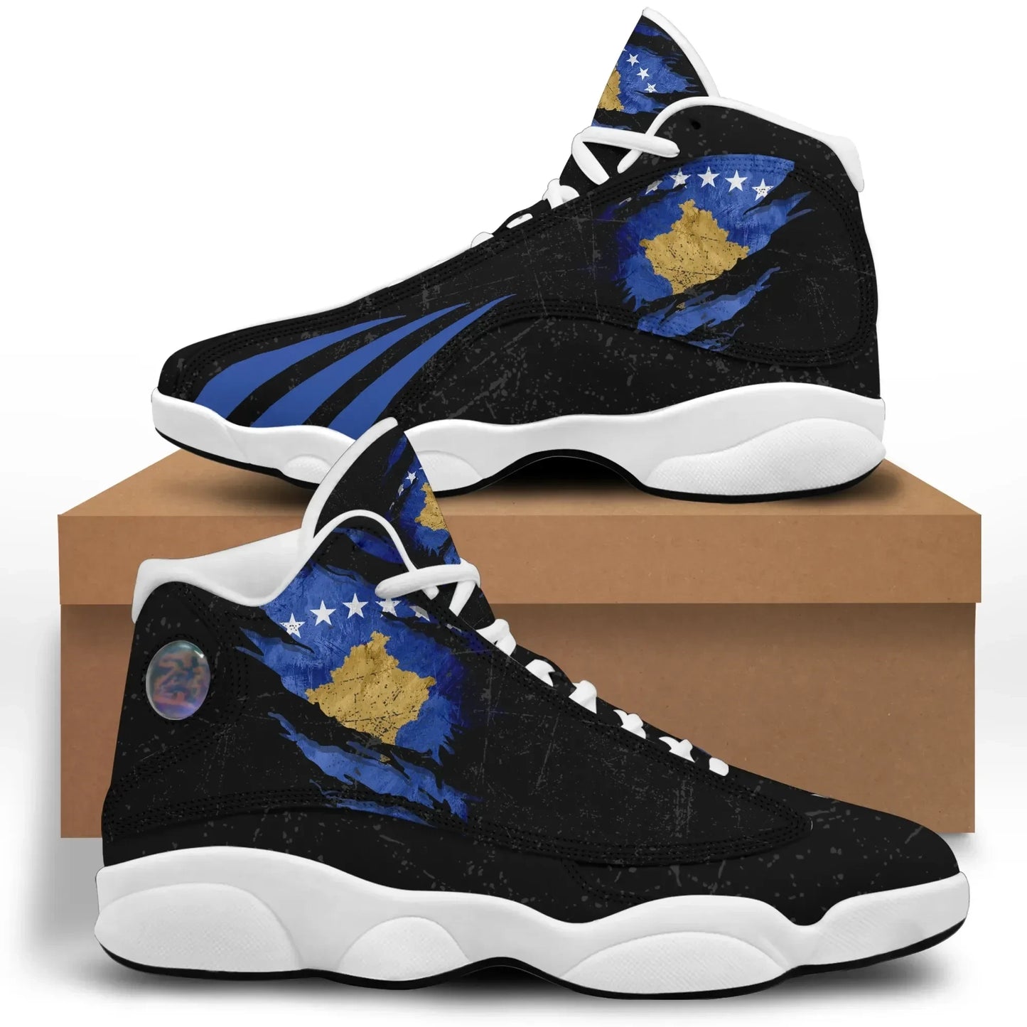 Kosovo In Me High Top Sneakers Shoes Special Grunge Style