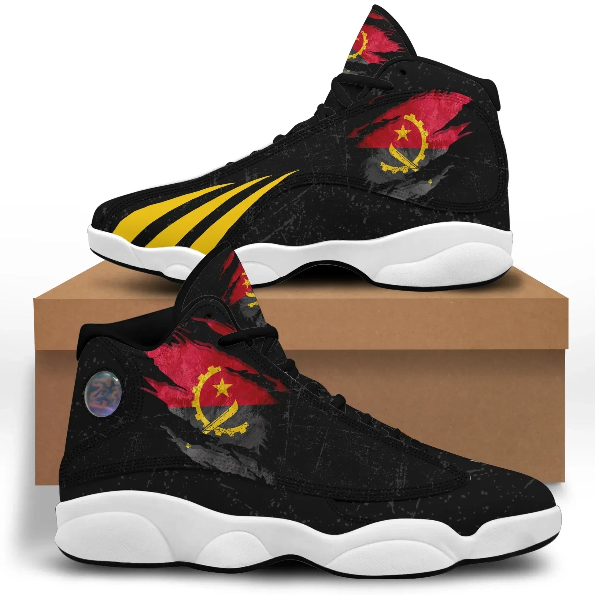 Angola In Me High Top Sneakers Special Grunge Style