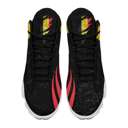 Belgium In Me High Top Sneakers Shoes Special Grunge Style