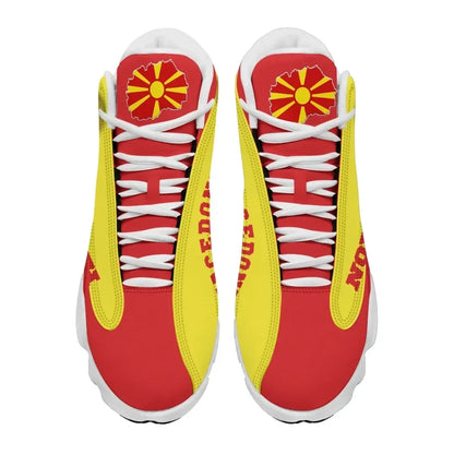 North Macedonia High Top Sneakers Shoes