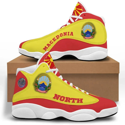 North Macedonia High Top Sneakers Shoes
