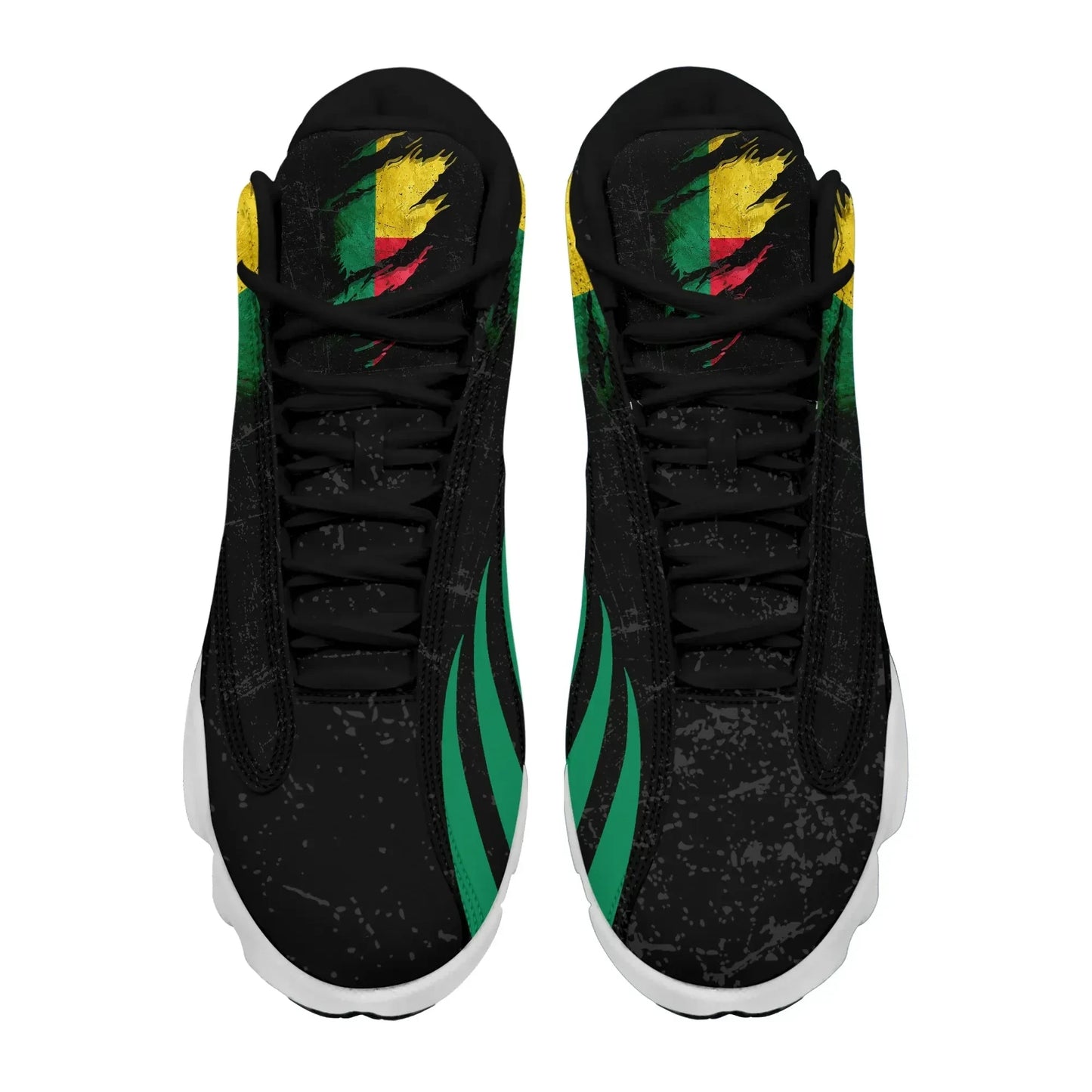 Benin In Me High Top Sneakers Special Grunge Style