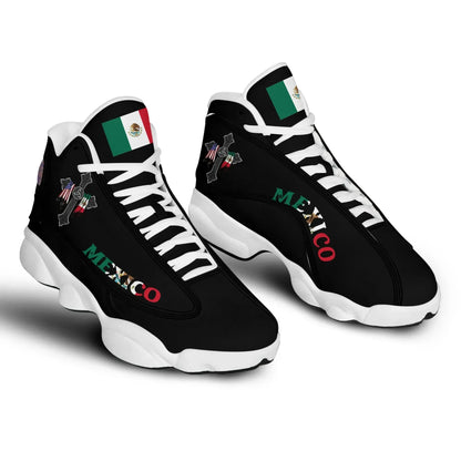 Mexico By Blood High Top Sneakers Shoes