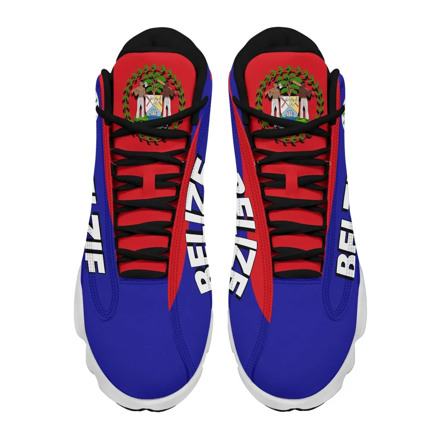 Belize High Top Sneakers Shoes Women's Men's Special Flag