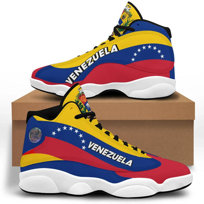 Venezuela High Top Sneakers Shoes Women's Men's Special Flag