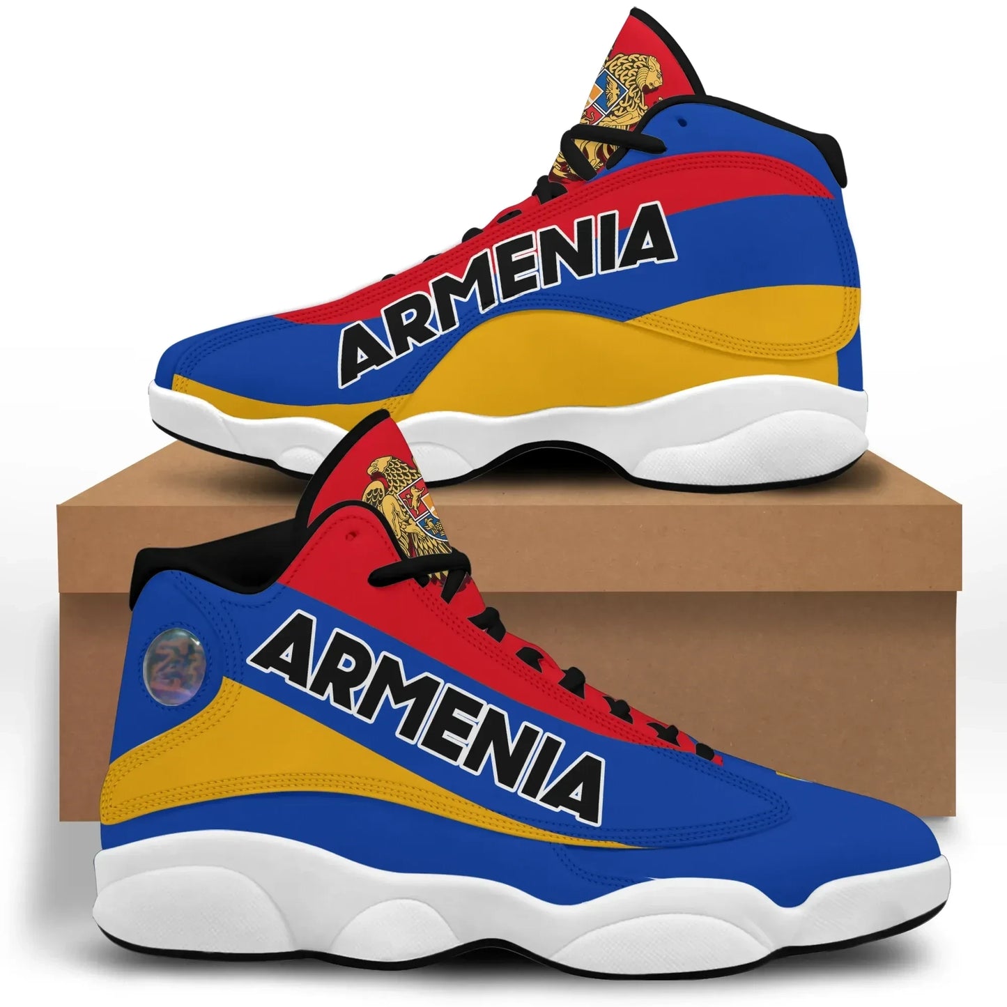 Armenia High Top Sneakers Shoes Women's Men's Special Flag