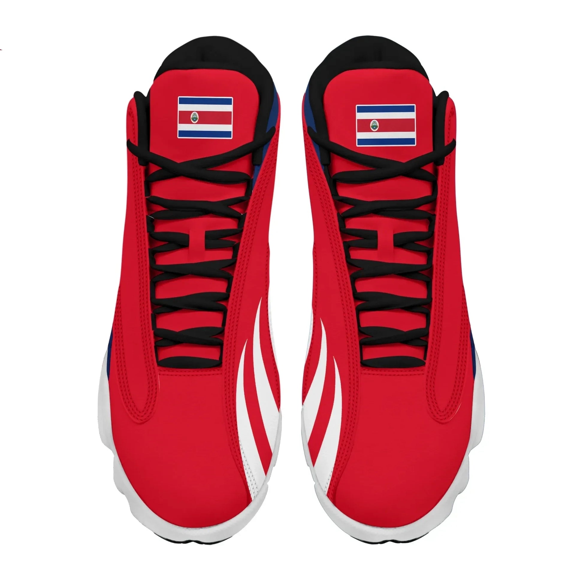 Costa Rica Flag High Top Sneakers Shoes Women's Men's