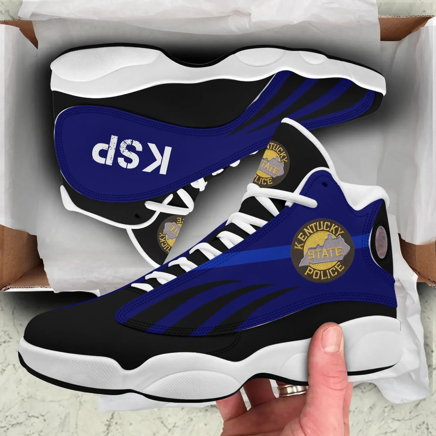 Kentucky State Police High Top Sneakers Shoes _Dads