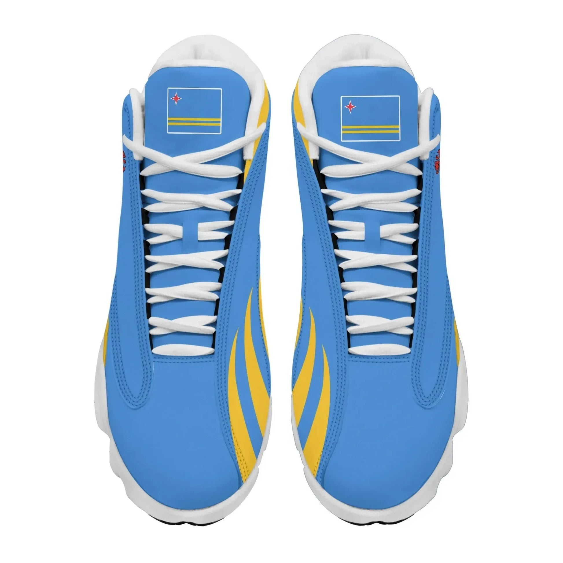 Aruba Flag High Top Sneakers Shoes Women's Men's