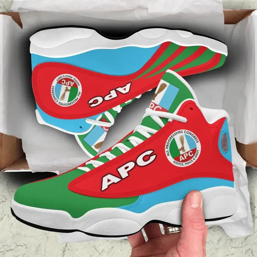 Nigeria APC All Progressives Congress High Top Sneakers Shoes Women's Men's