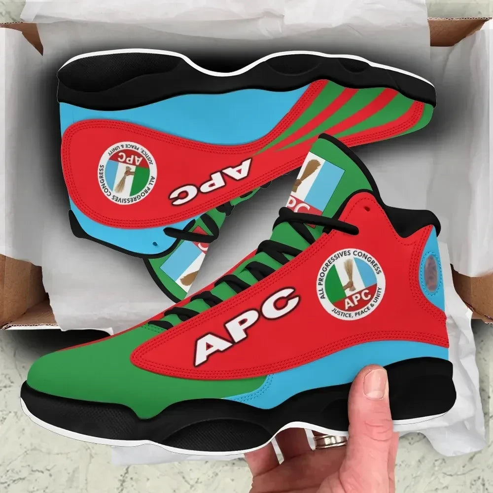 Nigeria APC All Progressives Congress High Top Sneakers Shoes Women's Men's