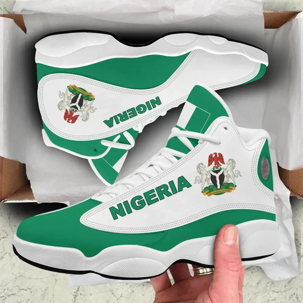Nigeria High Top Sneakers Shoes Women's Men's