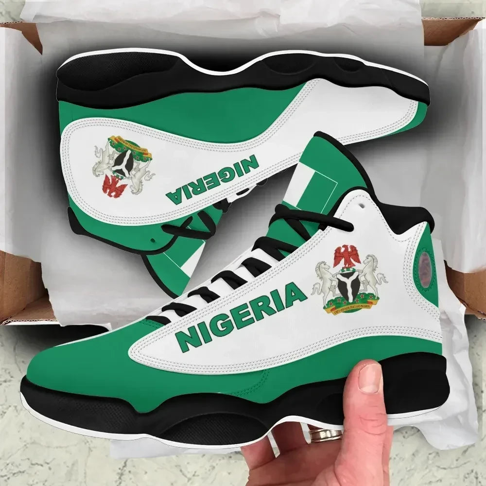 Nigeria High Top Sneakers Shoes Women's Men's