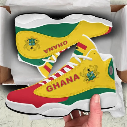 Ghana High Top Sneakers Shoes Women's Men's