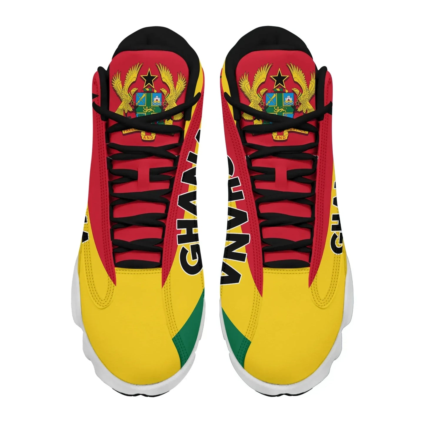 Ghana High Top Sneakers Shoes Women's Men's Special Flag