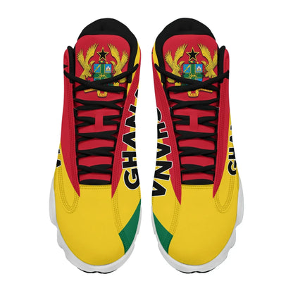 Ghana High Top Sneakers Shoes Women's Men's Special Flag
