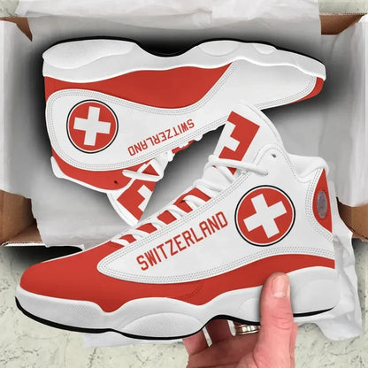 Switzerland High Top Sneakers Shoes Women's Men's