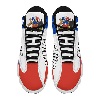 Chile High Top Sneakers Shoes Women's Men's Special Flag
