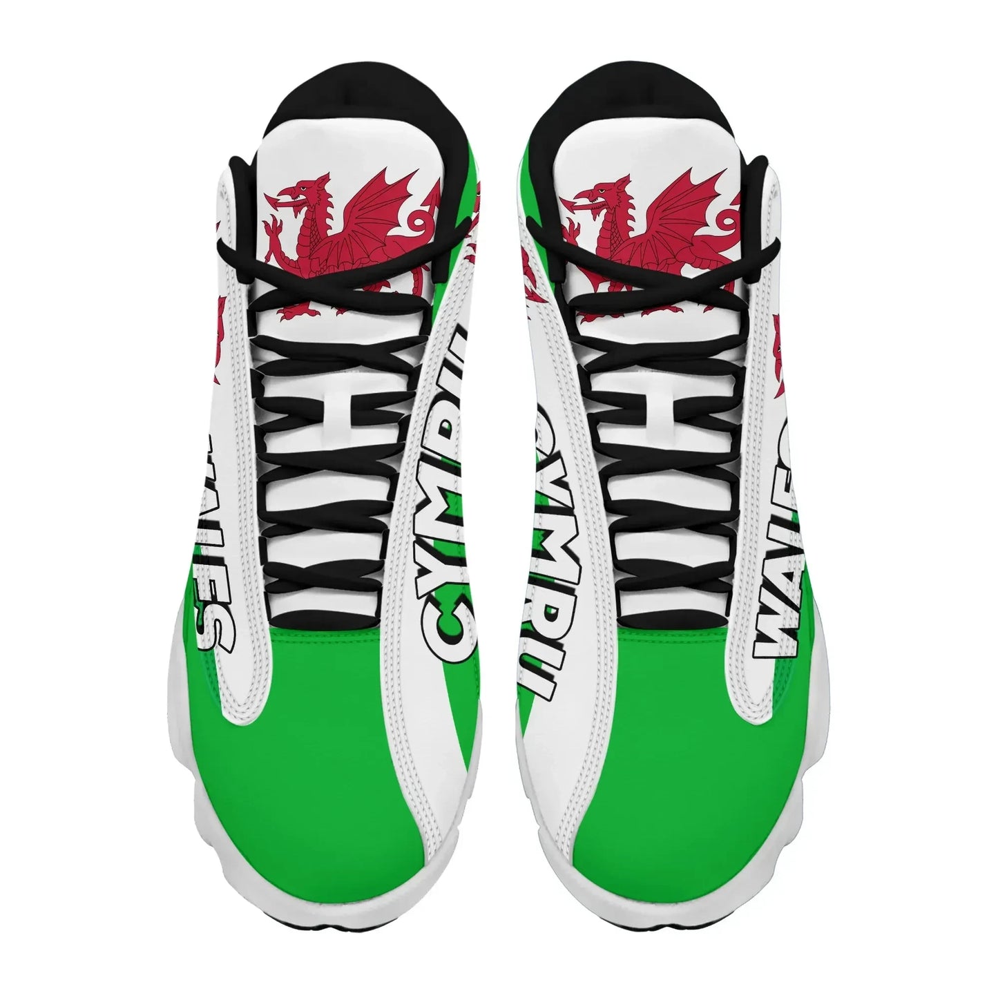 Wales High Top Sneakers Shoes Women's Men's Special Flag
