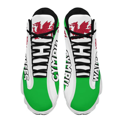 Wales High Top Sneakers Shoes Women's Men's Special Flag