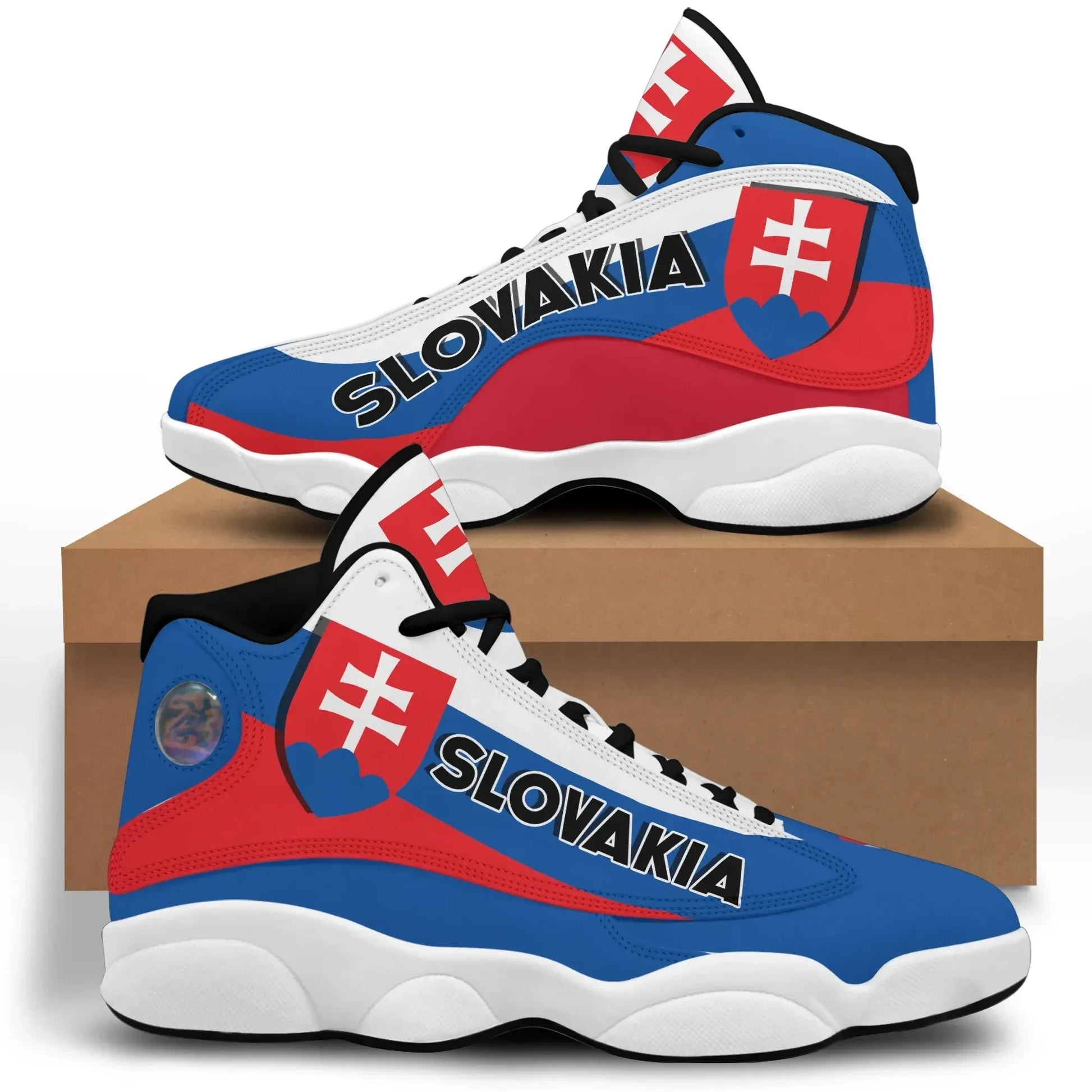 Slovakia High Top Sneakers Shoes Women's Men's Special Flag