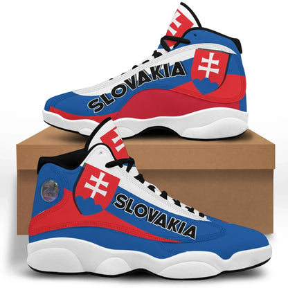 Slovakia High Top Sneakers Shoes Women's Men's Special Flag